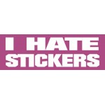 I hate stickers